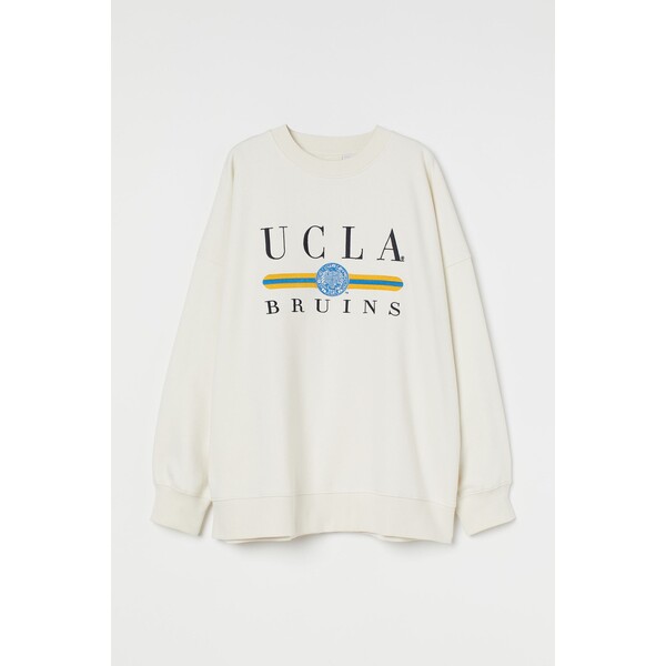 H&M Bluza z nadrukiem - 0875968028 Biały/UCLA
