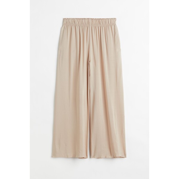 H&M Spodnie bez zapięcia - 0971104030 Light beige