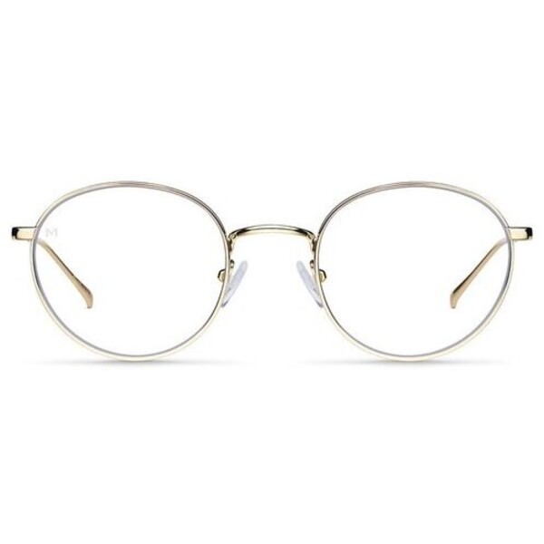 Meller Okulary z filtrem blue light B-Y-GOLD2 Złoty