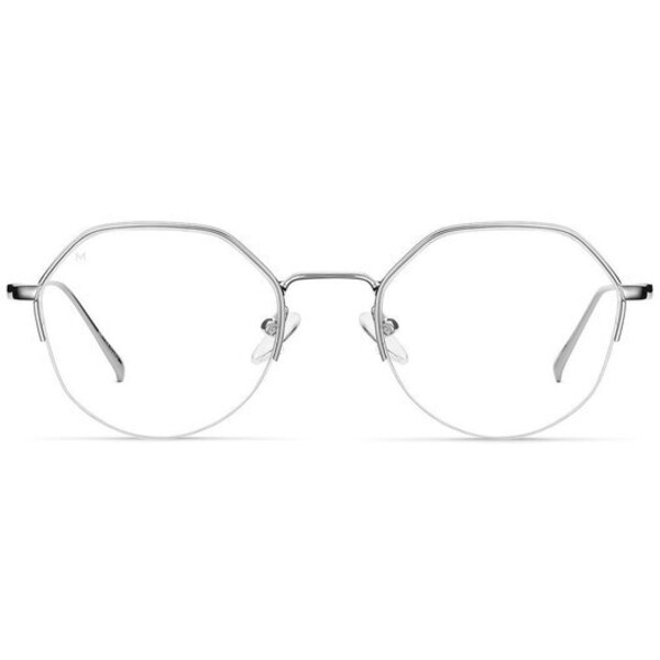 Meller Okulary z filtrem blue light B-DI-SIL Srebrny