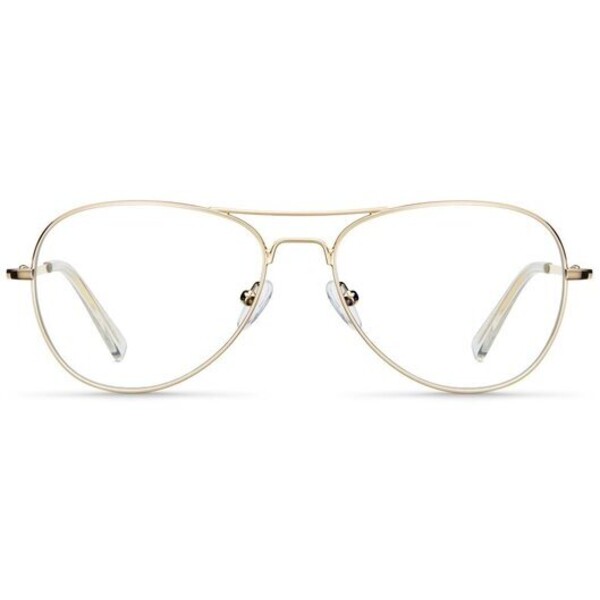 Meller Okulary z filtrem blue light B-AS-GOLD Złoty