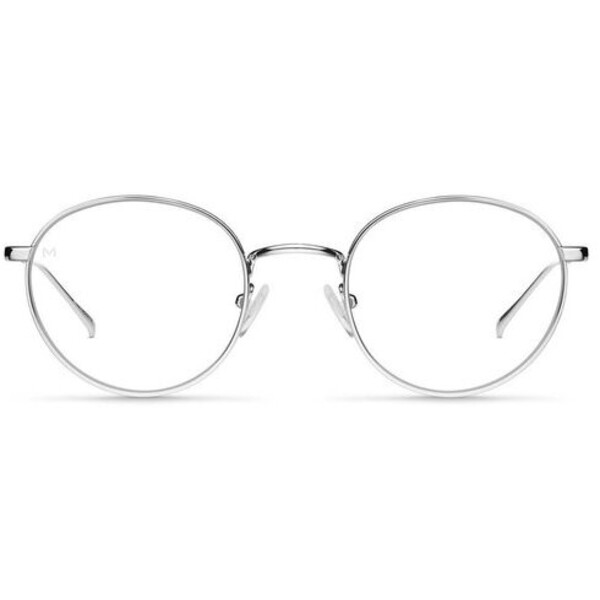 Meller Okulary z filtrem blue light B-Y-SIL Srebrny