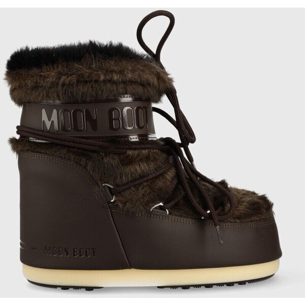 Moon Boot śniegowce Icon Low Faux Fur 14093900.BROWN
