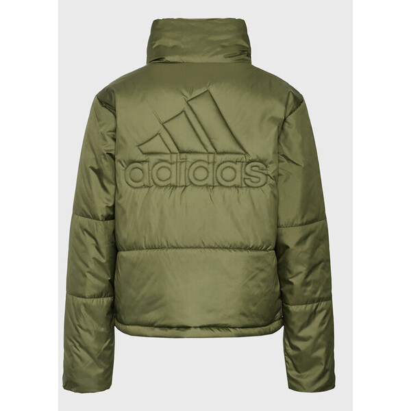 adidas Kurtka puchowa BSC Insulated HG8755 Zielony Relaxed Fit