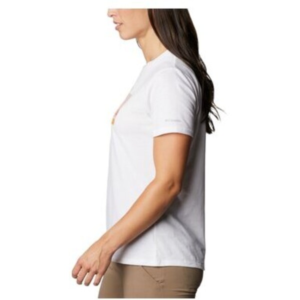 T-Shirt Columbia Sun Trek W Graphic Tee Biały Regular Fit
