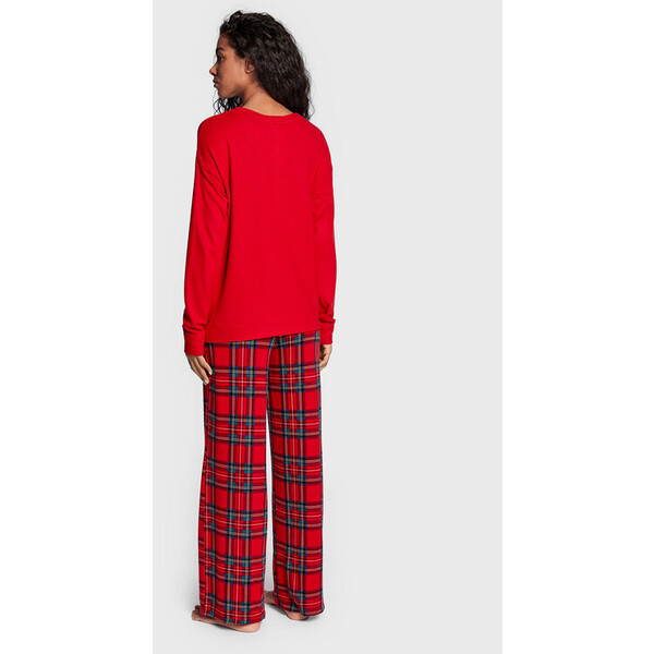 Lauren Ralph Lauren Piżama ILN72209 Czerwony Regular Fit