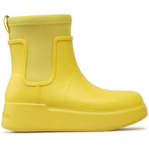Calvin Klein Kalosze Rainboot HW0HW01394 Żółty