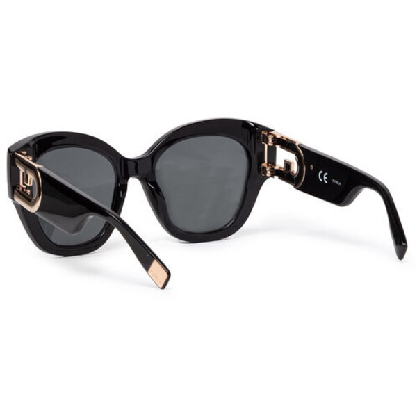 Furla Okulary przeciwsłoneczne Sunglasses SFU596 WD00044-A.0116-O6000-4-401-20-CN-D Czarny