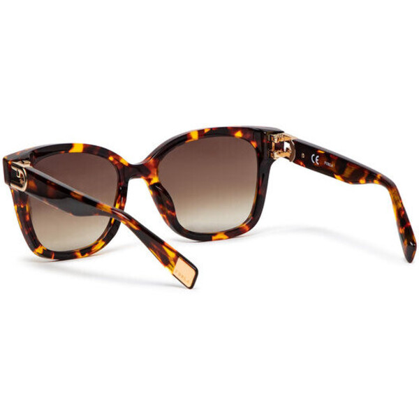 Furla Okulary przeciwsłoneczne Sunglasses WD00045-A.0116-1443S-4-401-20-CN-D Brązowy