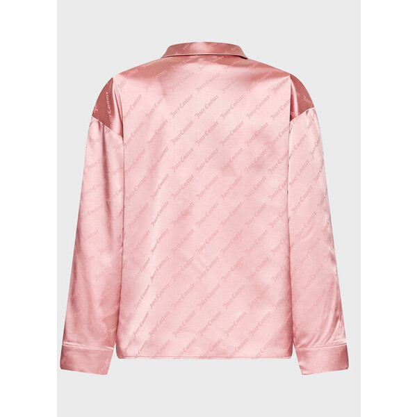 Juicy Couture Koszulka piżamowa Paquita Monogram JCLK222018 Różowy Regular Fit