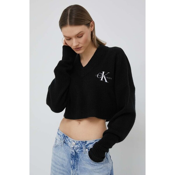 Calvin Klein Jeans sweter z domieszką wełny J20J220525.PPYX