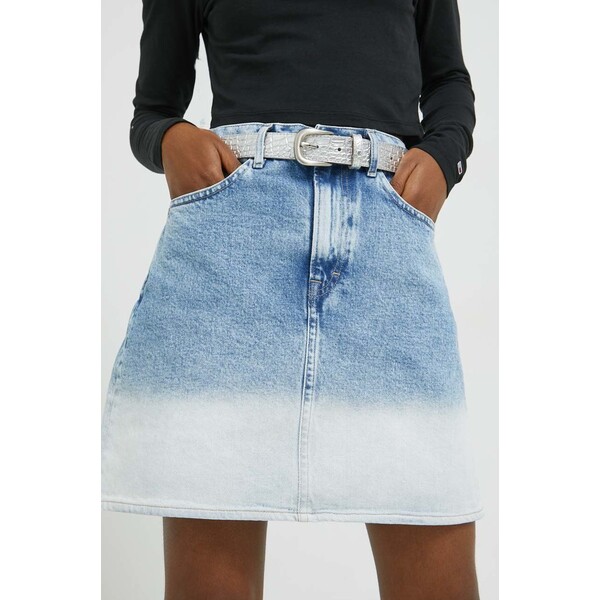 Tommy Jeans spódnica jeansowa DW0DW14836.PPYX
