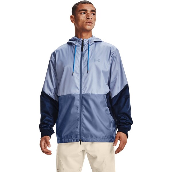 Męska kurtka treningowa UNDER ARMOUR LEGACY WINDBREAKER - niebieska