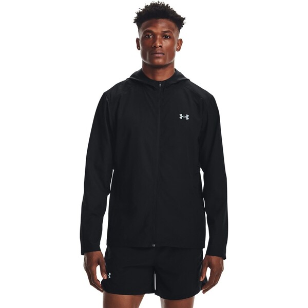 Męska kurtka do biegania UNDER ARMOUR UA STORM Run Hooded Jacket - czarna