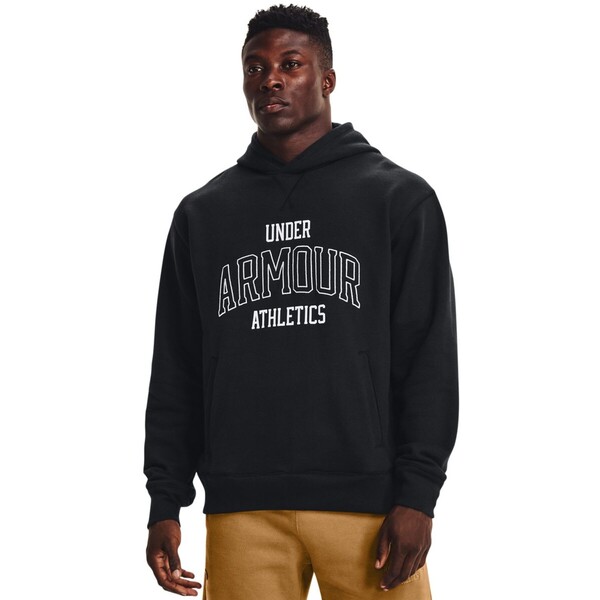 Męska bluza treningowa UNDER ARMOUR UA ORIGINATORS HOODIE - czarna