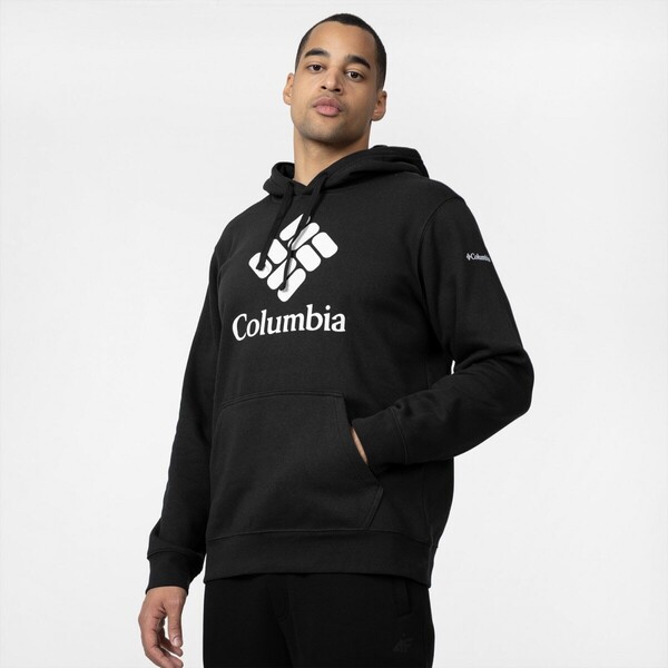 Męska bluza dresowa nierozpinana z kapturem COLUMBIA Trek Hoodie - czarna