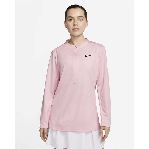 Damska koszulka do golfa z zamkiem 1/2 Nike Dri-FIT UV Advantage