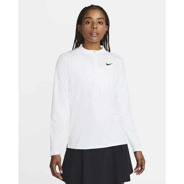 Damska koszulka do golfa z zamkiem 1/2 Nike Dri-FIT UV Advantage