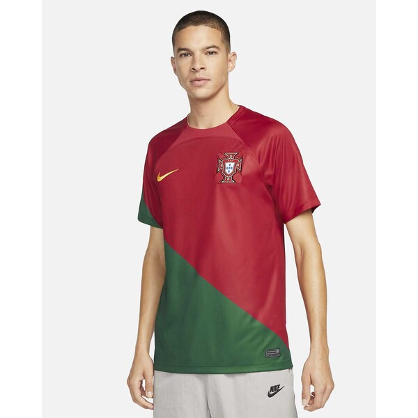 Męska koszulka piłkarska Nike Dri-FIT Portugalia Stadium 2022/23 (wersja domowa)