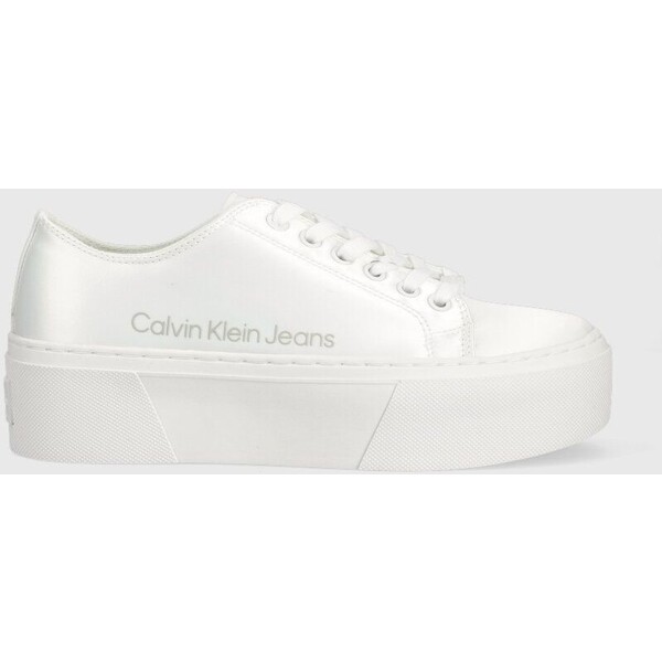 Calvin Klein Jeans sneakersy FLATFORM+ CUPSOLE SATIN YW0YW00917
