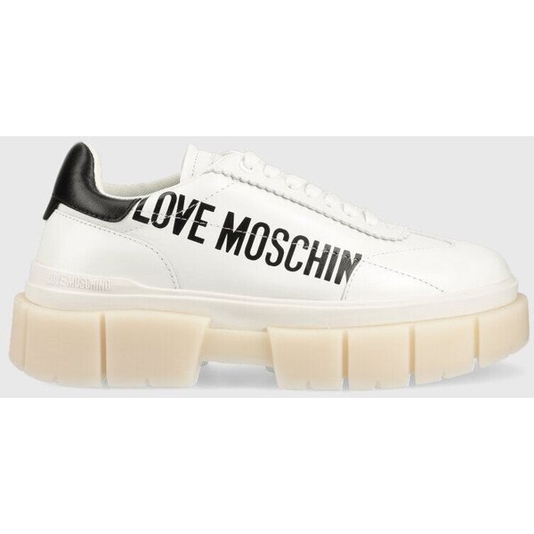 Love Moschino sneakersy skórzane Belove 65 JA15666G1GIA110A