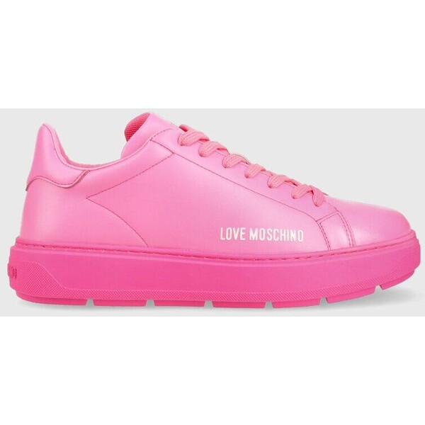 Love Moschino sneakersy skórzane Sneakerd Bold 40 JA15304G1GID0604