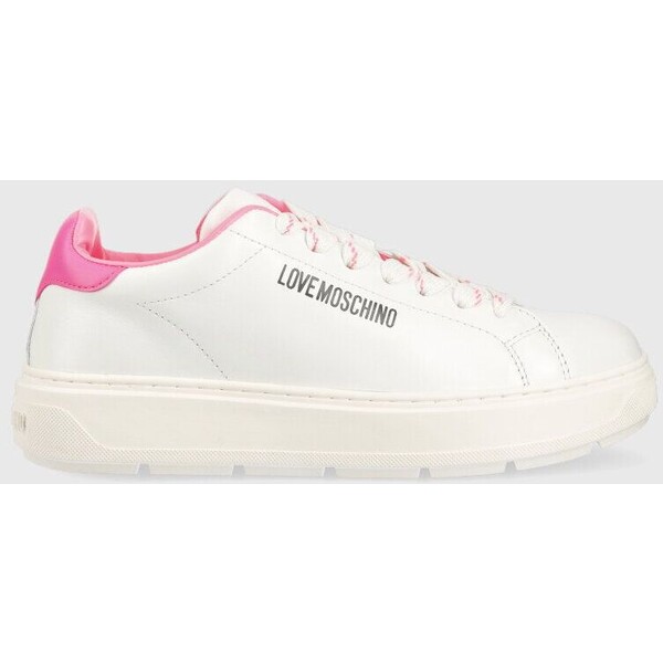 Love Moschino sneakersy skórzane Sneakerd Bold 40 JA15374G1GIA410A