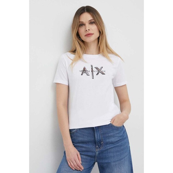 Armani Exchange t-shirt bawełniany 3RYTBQ.YJG3Z