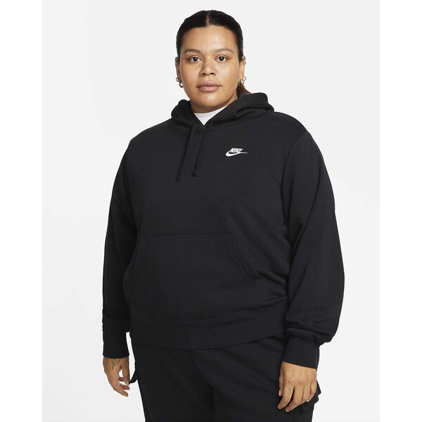 Damska bluza z kapturem (duże rozmiary) Nike Sportswear Club Fleece DV5092-010