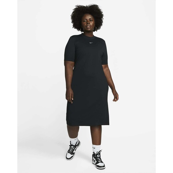 Damska sukienka midi (duże rozmiary) Nike Sportswear Essential