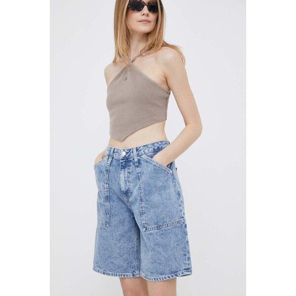 Calvin Klein Jeans szorty jeansowe J20J220650.PPYX
