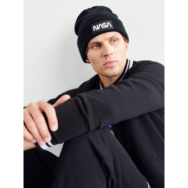 Sinsay Czapka beanie NASA 2787O-99X