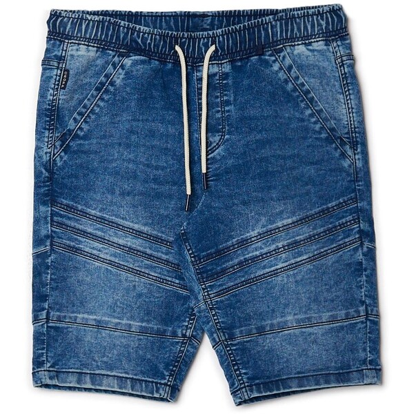 Cropp Niebieskie jeansowe szorty jogger 3034R-55J