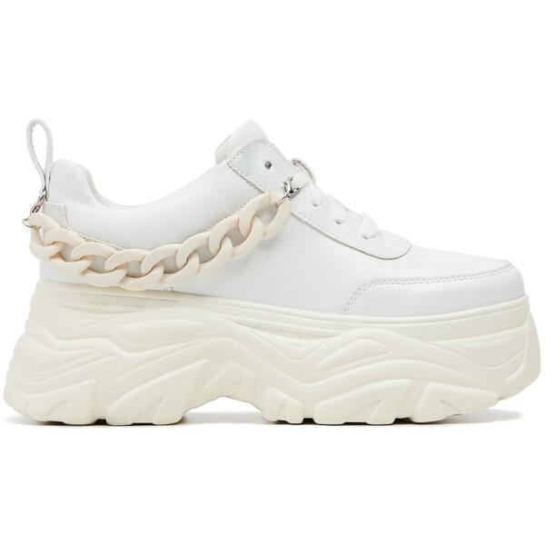 Cropp Białe sneakersy chunky z łańcuchem 6424N-00X