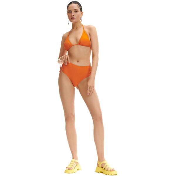 Cropp Pomarańczowe majtki bikini 0630S-22X