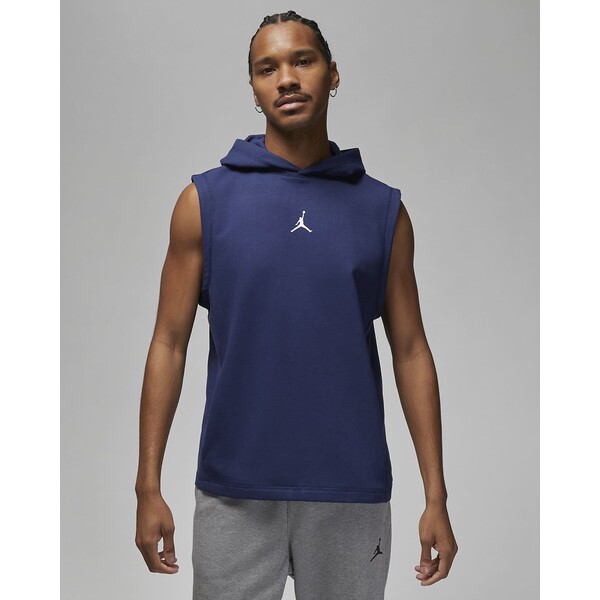 Nike Męska dzianinowa bluza z kapturem bez rękawów Jordan Dri-FIT Sport