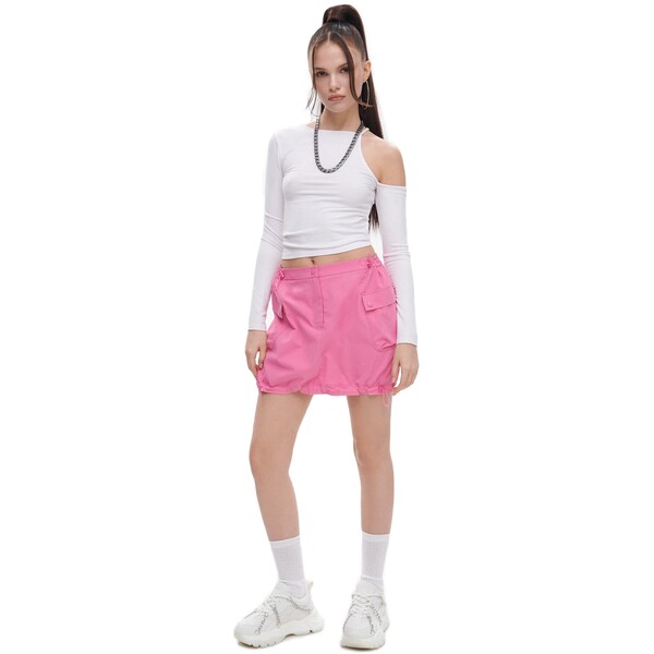Cropp Różowa spódnica mini 2067S-30X