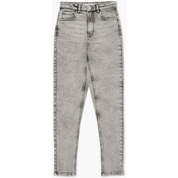 Cropp Szare jeansy mom slim 1626S-09J