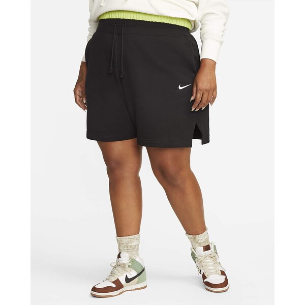 Damskie spodenki o luźnym kroju z wysokim stanem (duże rozmiary) Nike Sportswear Phoenix Fleece DV4967-010