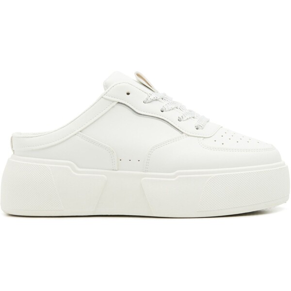 Cropp Białe sneakersy na platformie 0445S-00X
