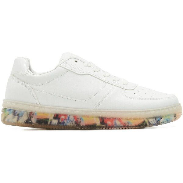 Cropp Białe sneakersy z kolorową podeszwą 6120U-00X