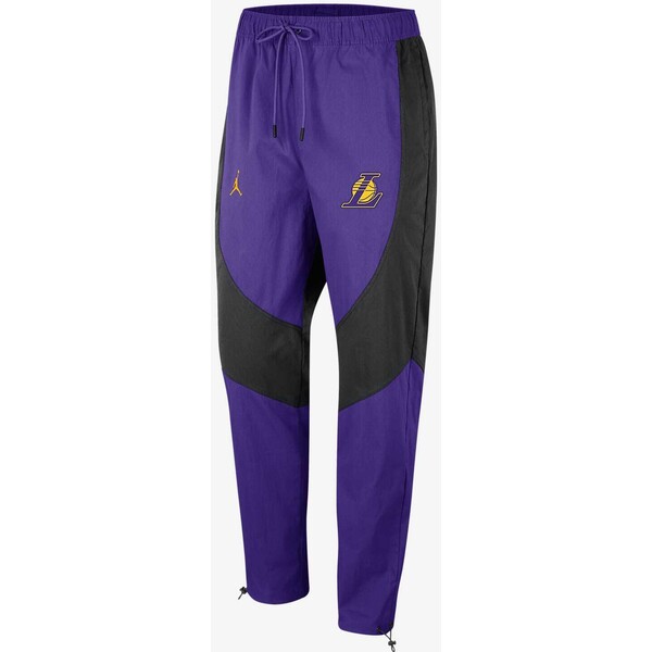 Nike Męskie spodnie z tkaniny Jordan NBA Los Angeles Lakers Courtside Statement Edition