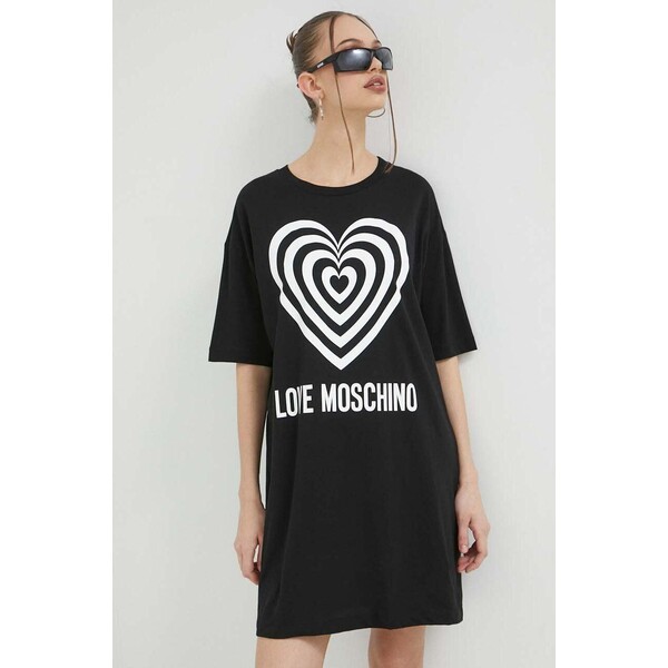 Love Moschino sukienka bawełniana W.5.923.38.M.3876