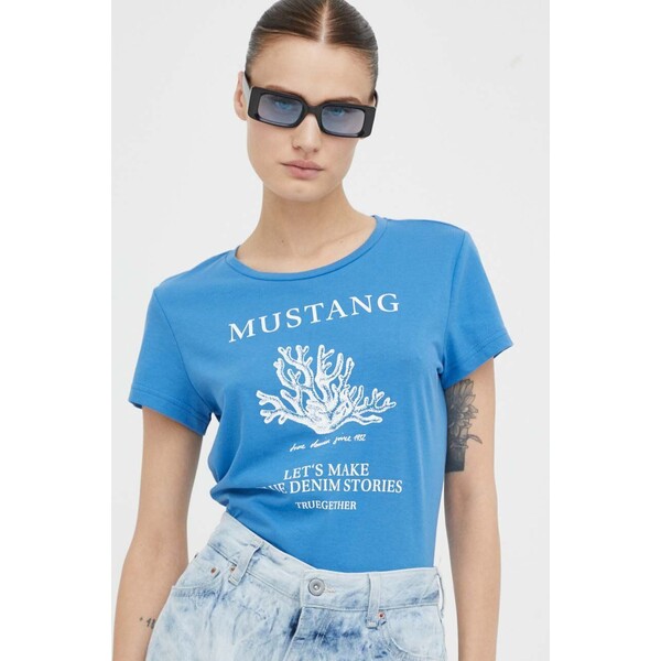 Mustang t-shirt bawełniany 1013789.5428