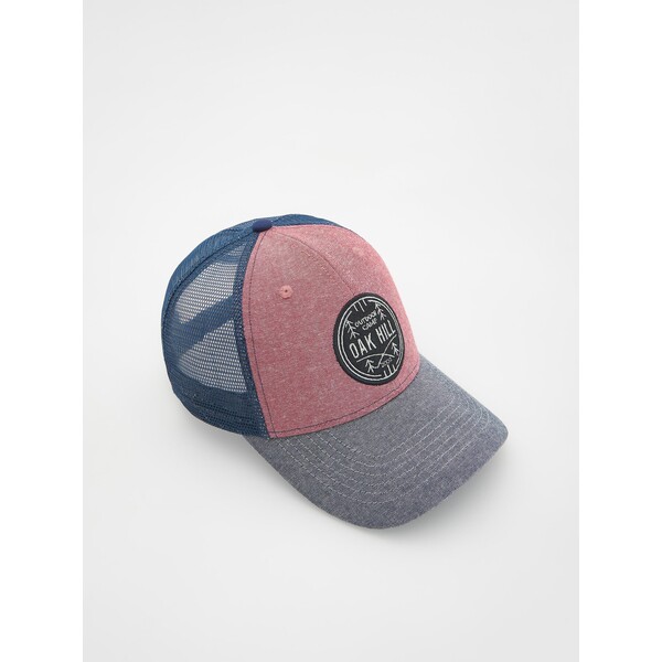 Reserved Czapka trucker z naszywką 8547S-MLC