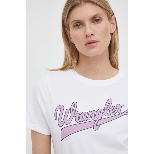 Wrangler t-shirt bawełniany W7N4D3XW2