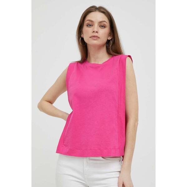United Colors of Benetton top bawełniany 3096D1049.02A