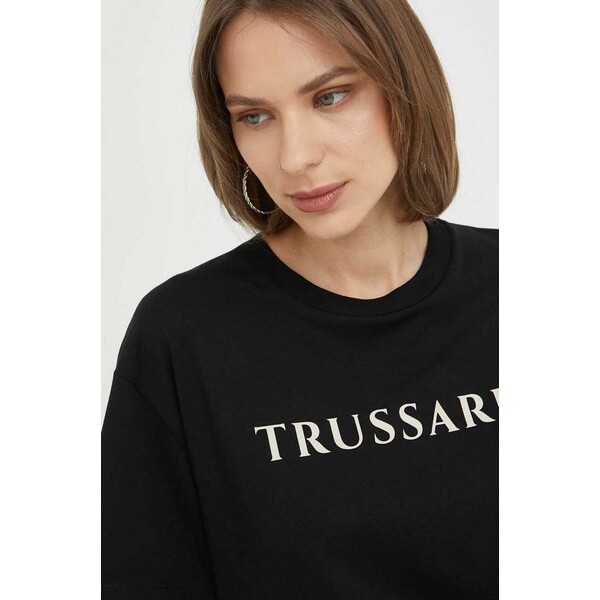 Trussardi t-shirt bawełniany 56T00565.1T005381
