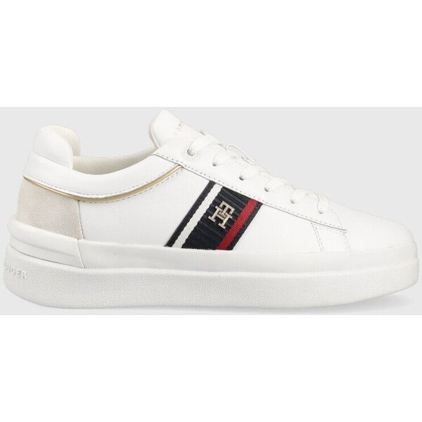 Tommy Hilfiger sneakersy skórzane CORP WEBBING COURT FW0FW07387