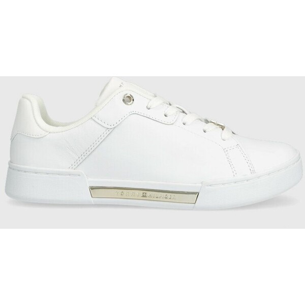 Tommy Hilfiger sneakersy skórzane COURT SNEAKER GOLDEN TH FW0FW07116